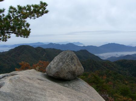 おむすび岩と宮島