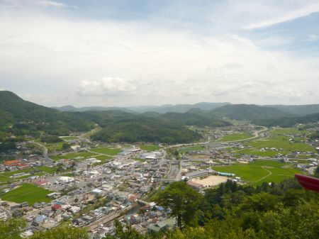 旧甲山町を一望