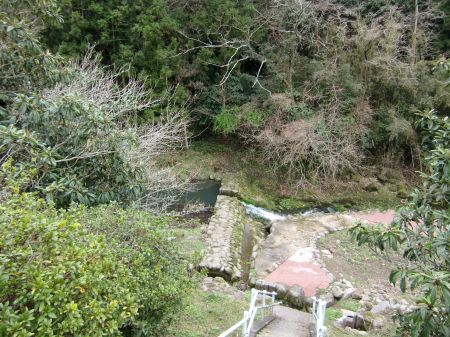 河川プール登山口