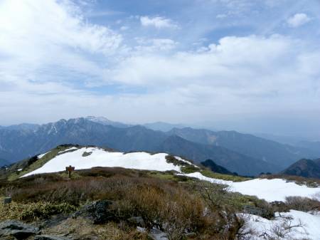 西黒森、瓶ヶ森、石鎚山