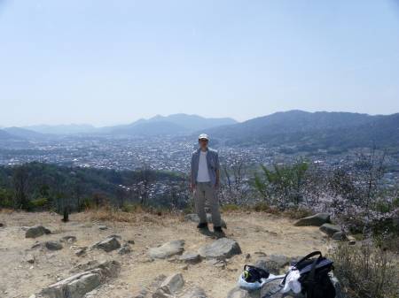 熊野盆地を一望