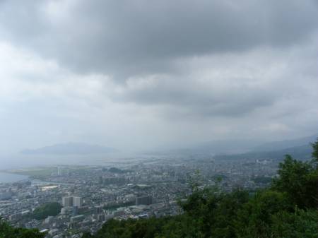 廿日市、宮島方面の展望