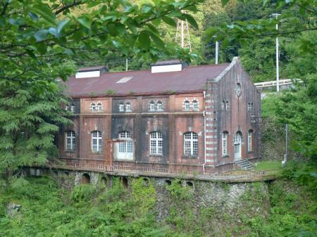 水力発電所跡