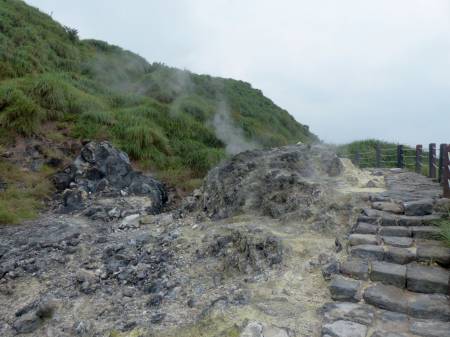 陽明山は活火山！