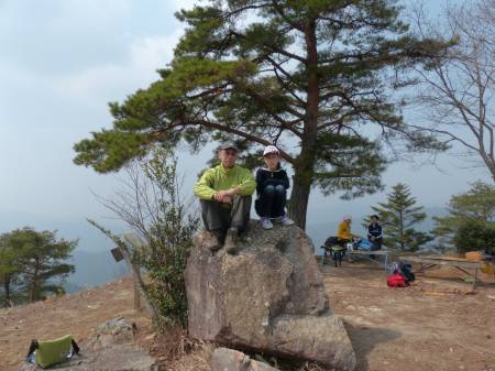 山頂で記念の１枚！