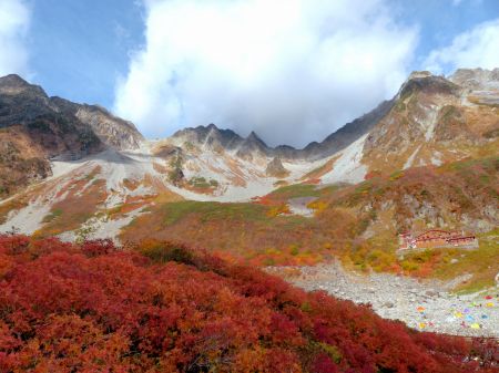錦秋の涸沢カール