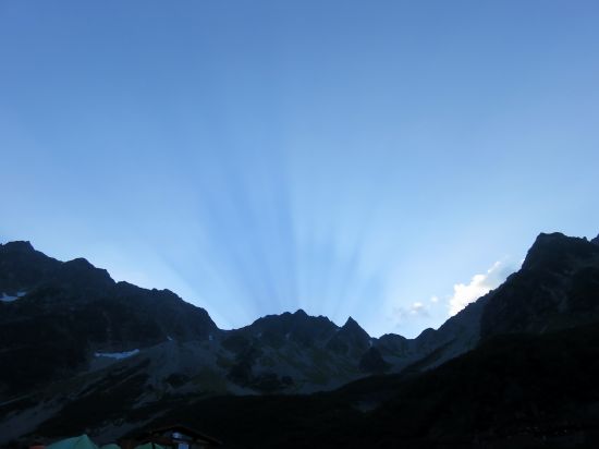 涸沢カールより