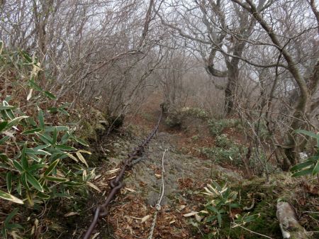 子持権現山鎖場