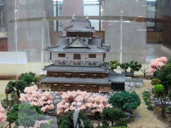 岩国城の模型