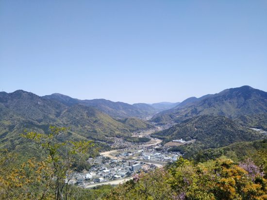 好天下、白木山を望む！