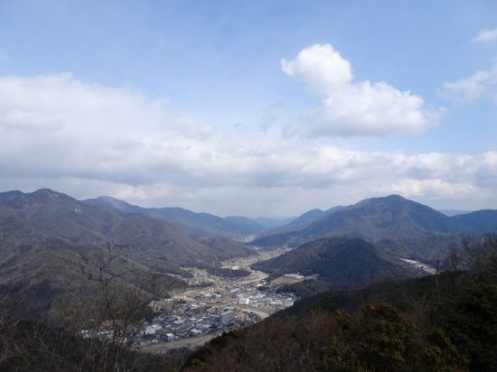 山頂からの展望！