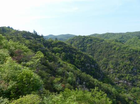 屏風折れの石垣