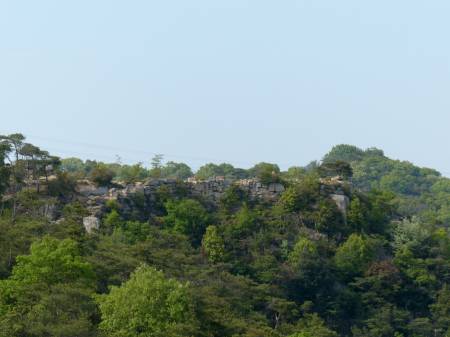 屏風折れの石垣