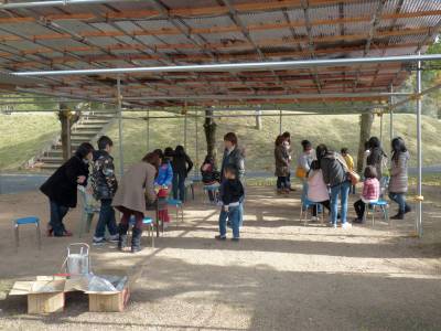 バウムクーヘン作り