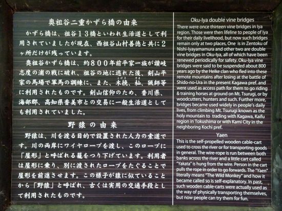 奥祖谷二重かずら橋